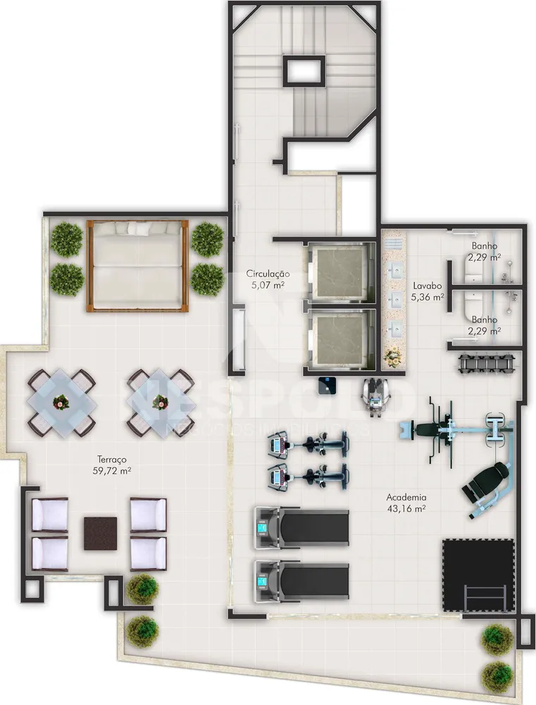 Apartamento, 1 quarto, 67 m² - Foto 11
