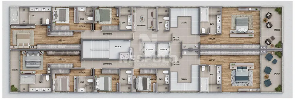 Apartamento, 3 quartos, 172 m² - Foto 14