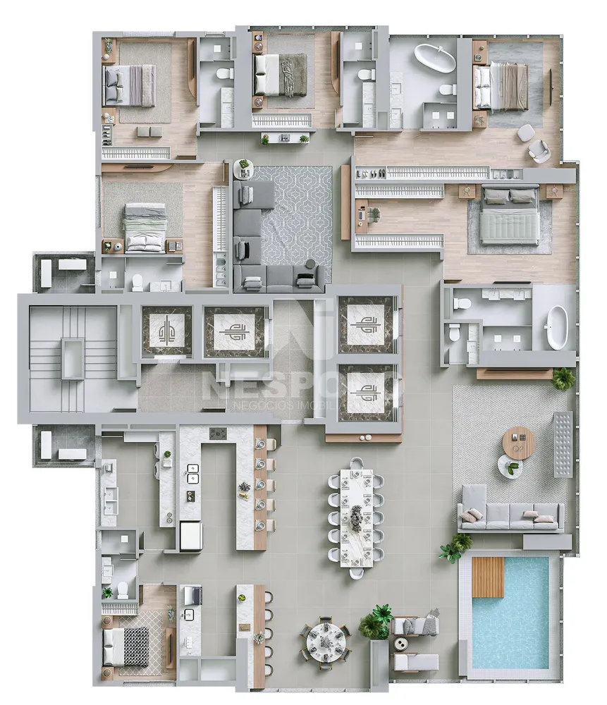 Apartamento, 4 quartos, 184 m² - Foto 6