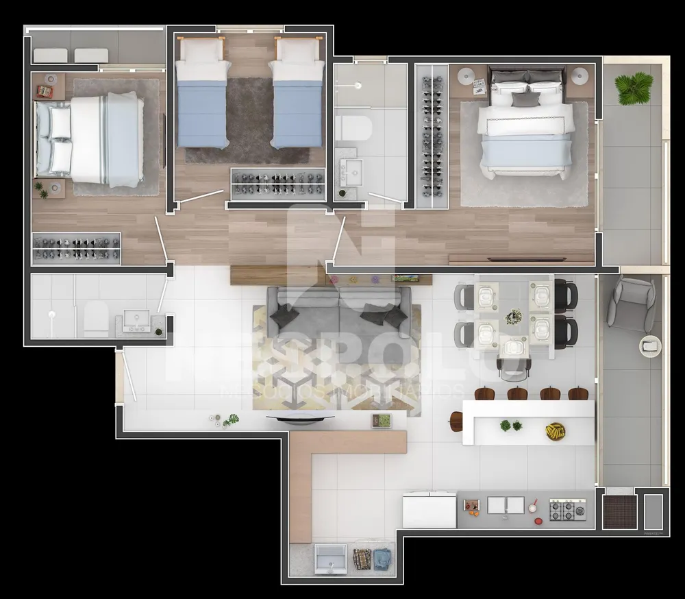 Apartamento, 2 quartos, 115 m² - Foto 10