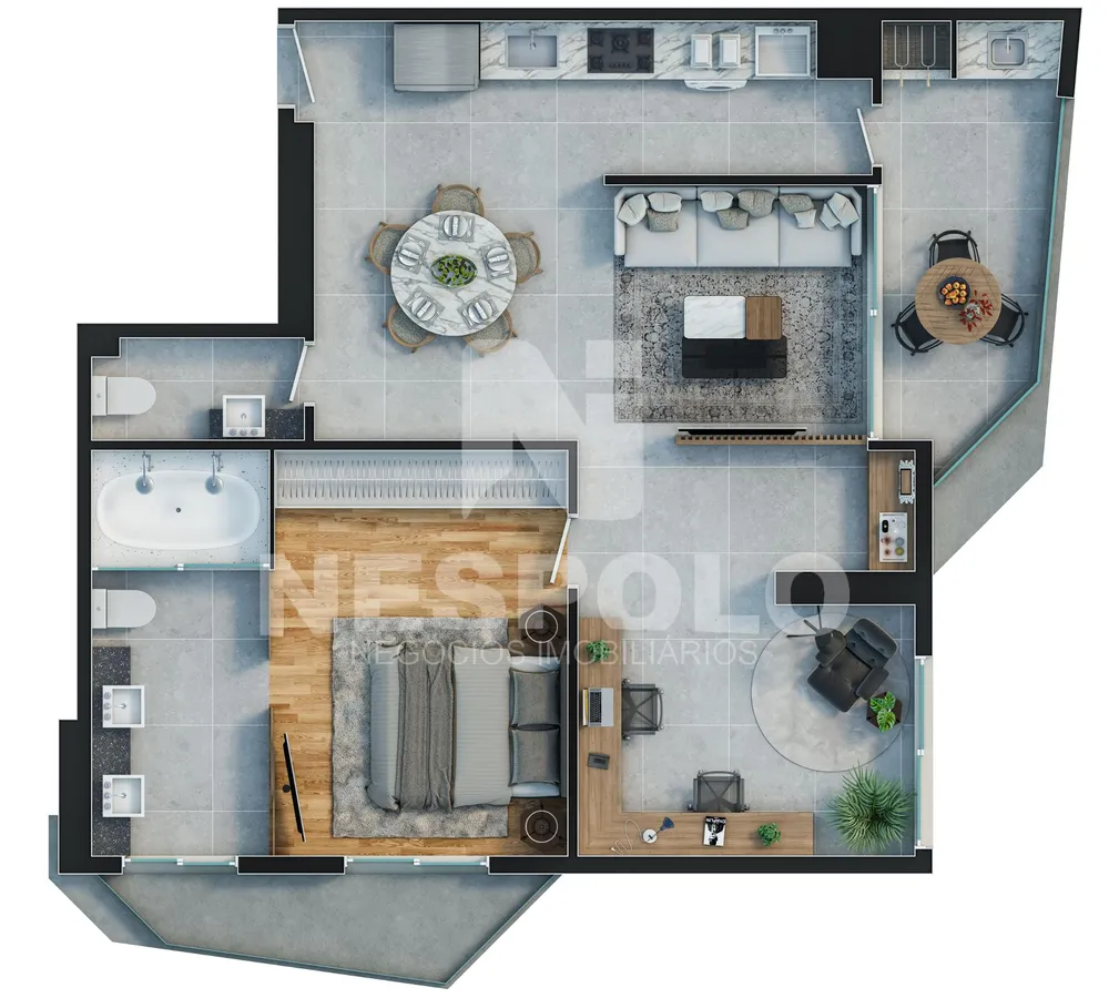 Apartamento, 1 quarto, 40 m² - Foto 14