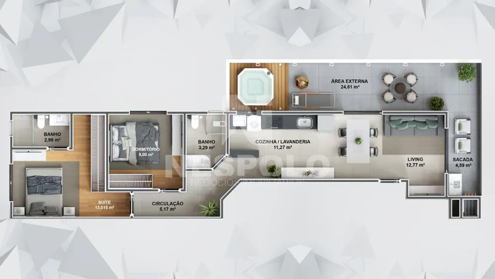 Apartamento, 1 quarto, 71 m² - Foto 11