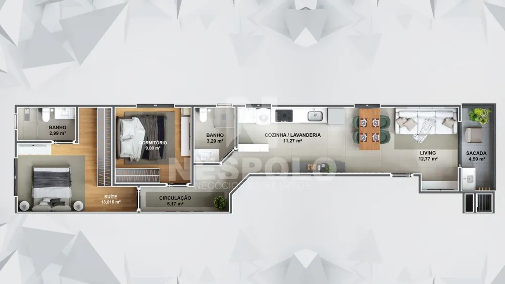 Apartamento, 1 quarto, 71 m² - Foto 10