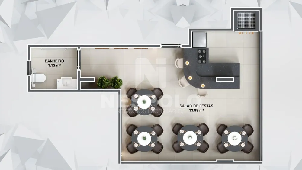 Apartamento, 1 quarto, 71 m² - Foto 8