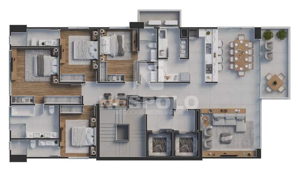 Apartamento, 4 quartos, 180 m² - Foto 7