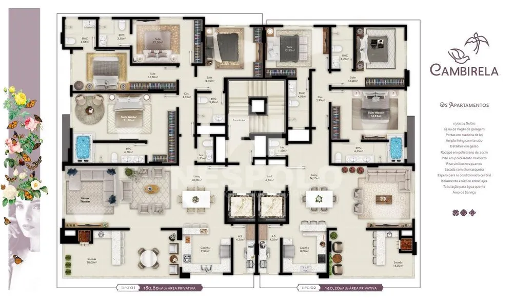 Apartamento, 3 quartos, 140 m² - Foto 12