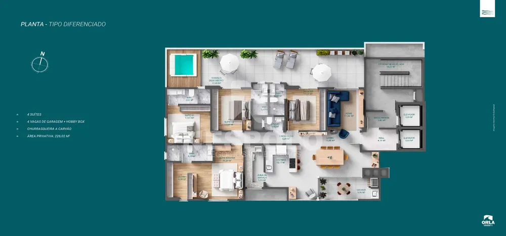 Apartamento, 4 quartos, 157 m² - Foto 8