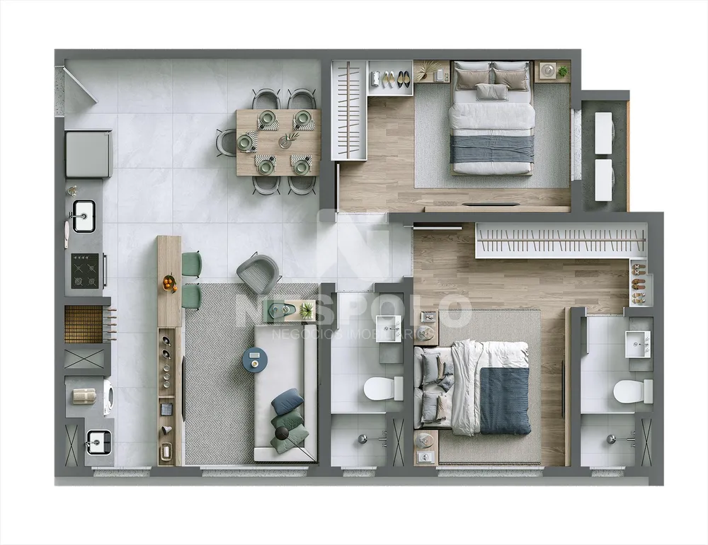 Apartamento, 2 quartos, 61 m² - Foto 13