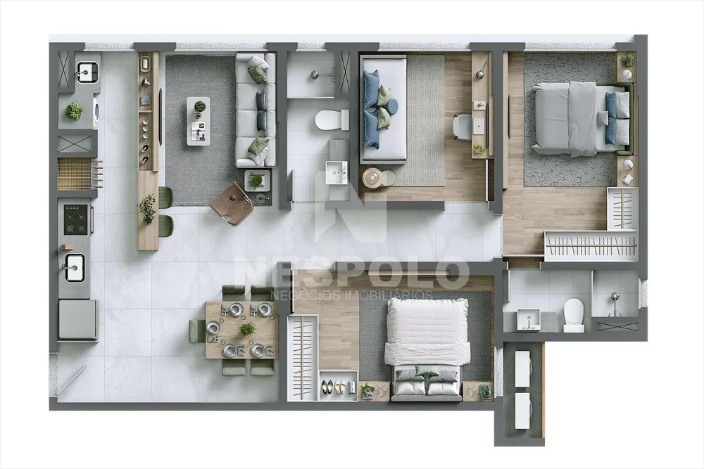 Apartamento, 2 quartos, 61 m² - Foto 14