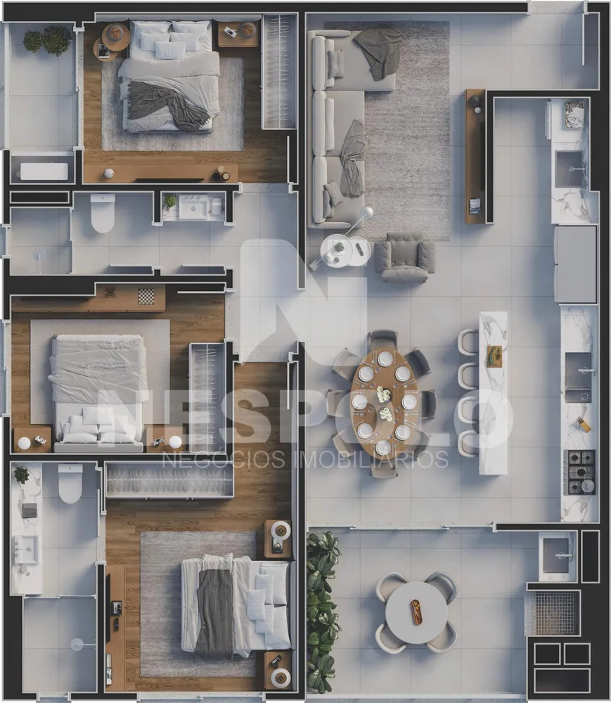 Apartamento, 1 quarto, 74 m² - Foto 11