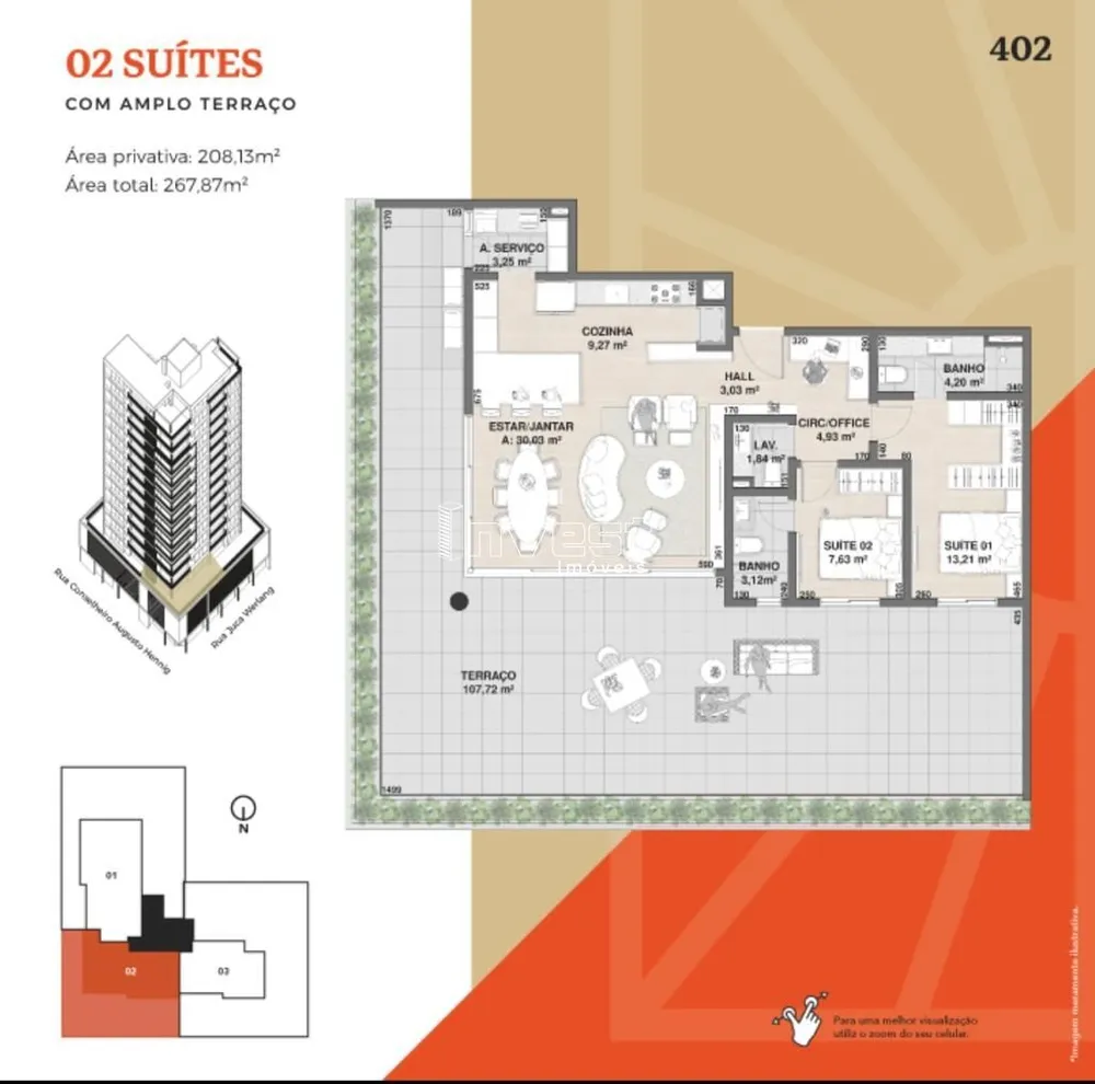 Apartamento, 2 quartos, 90 m² - Foto 3