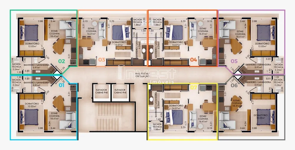 Apartamento, 1 quarto, 45 m² - Foto 2