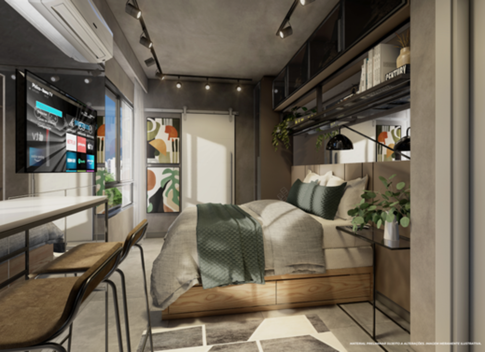 Cobertura à venda com 1 quarto, 91m² - Foto 1