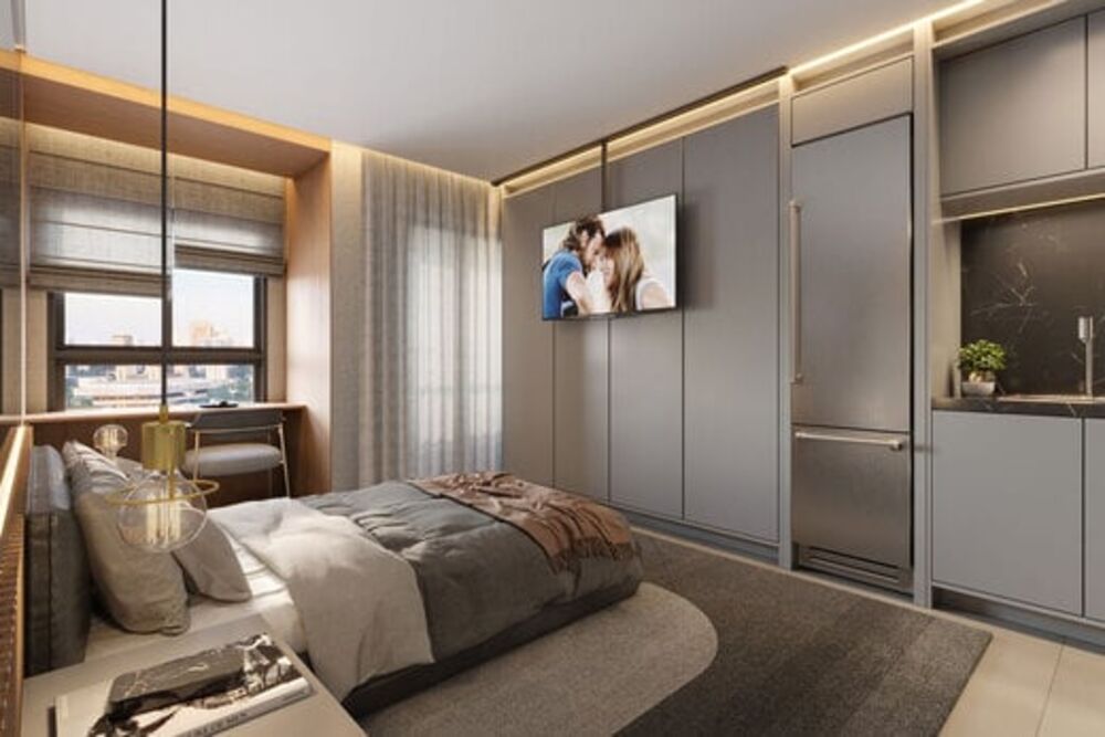 Apartamento à venda com 1 quarto, 26m² - Foto 3