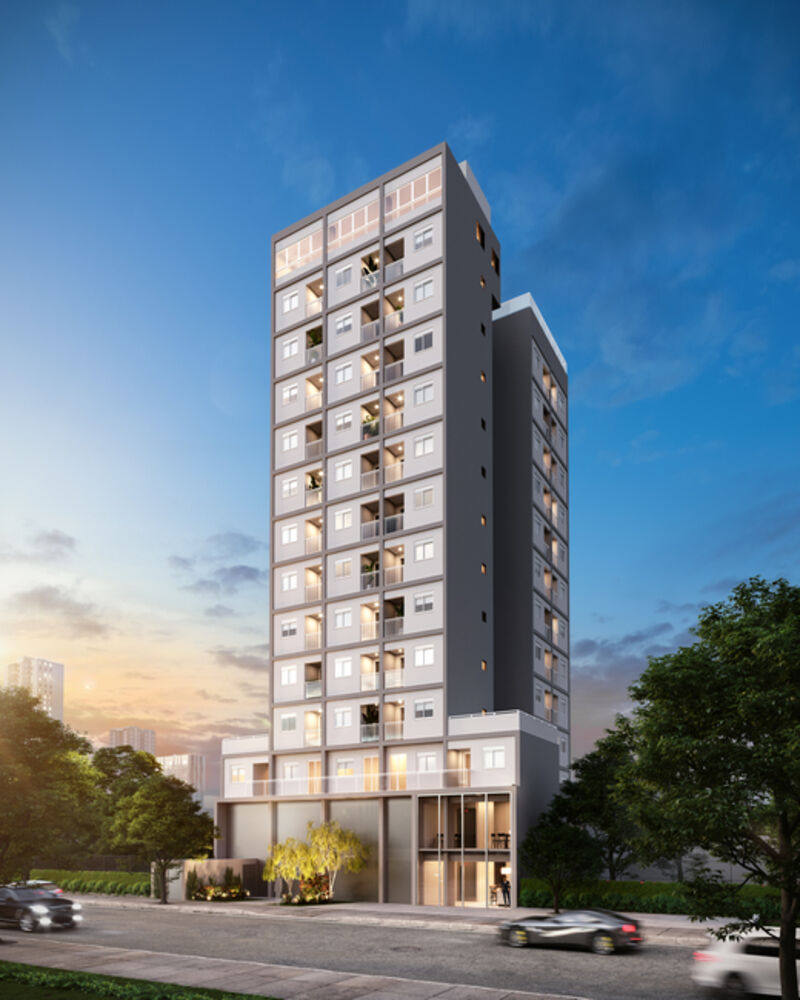 Apartamento à venda com 1 quarto, 37m² - Foto 1