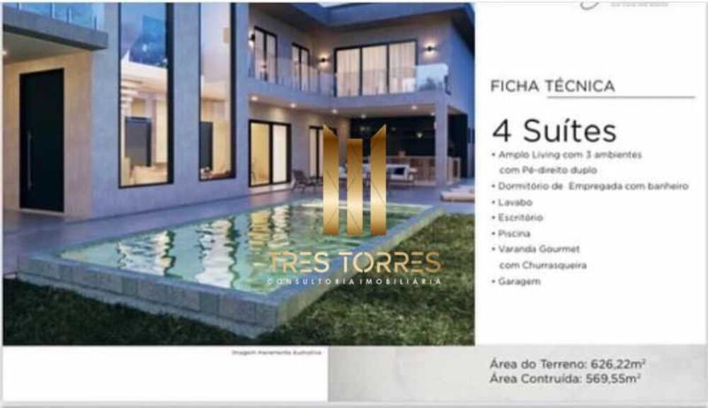 Casa de Condomínio, 4 quartos - Foto 4