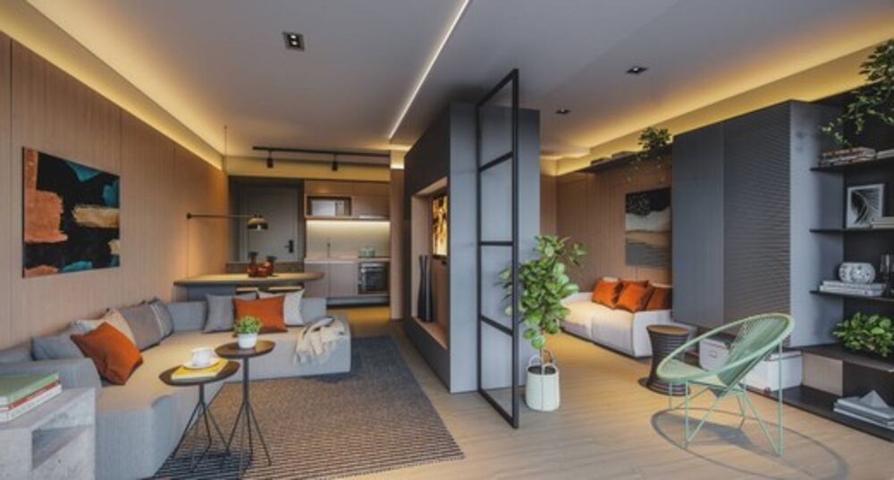 Apartamento à venda com 1 quarto, 43m² - Foto 1