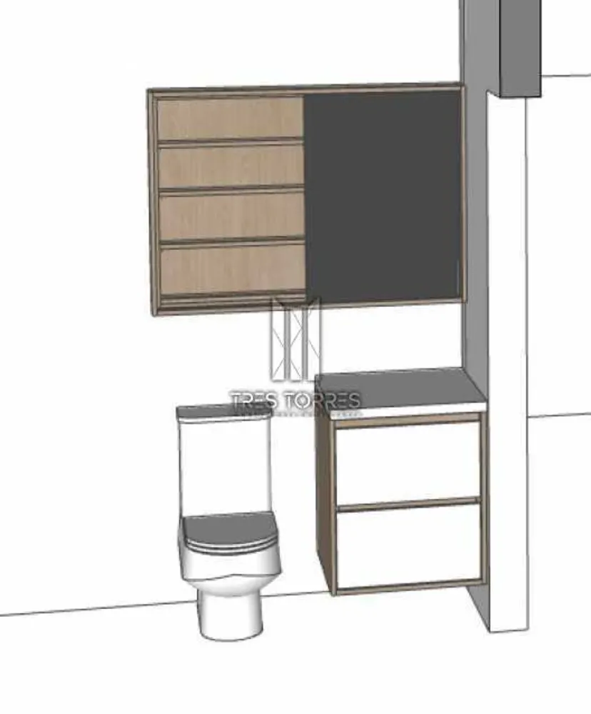 Apartamento, 2 quartos, 34 m² - Foto 3