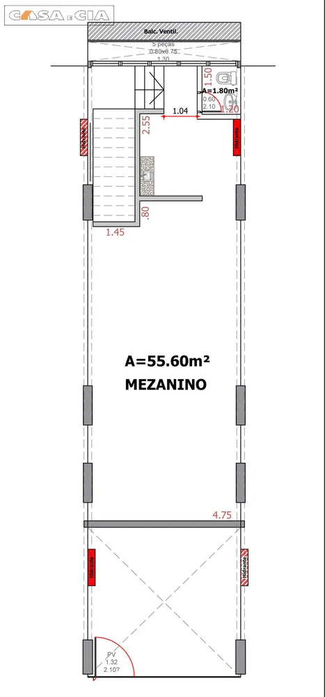 Sala-Conjunto, 182 m² - Foto 6