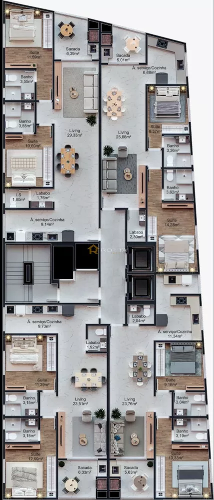 Apartamento, 2 quartos, 81 m² - Foto 2