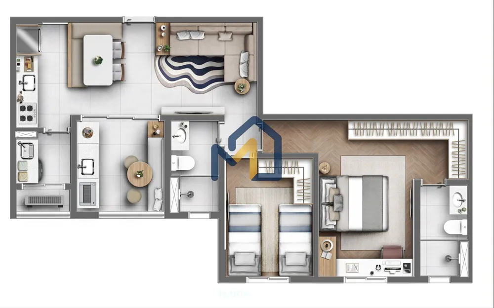 Apartamento, 3 quartos, 87 m² - Foto 2