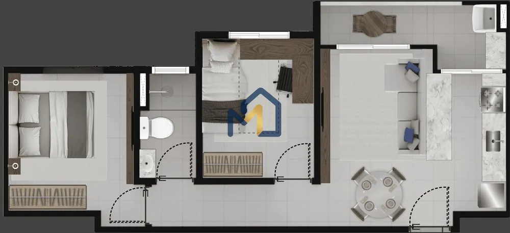 Apartamento, 2 quartos, 46 m² - Foto 12