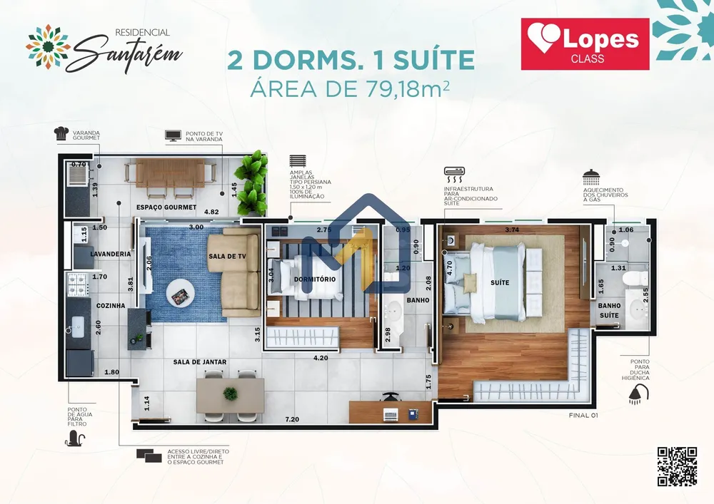 Apartamento, 2 quartos, 74 m² - Foto 22