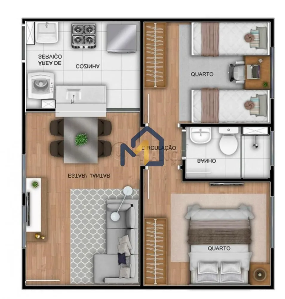 Apartamento, 2 quartos, 38 m² - Foto 14