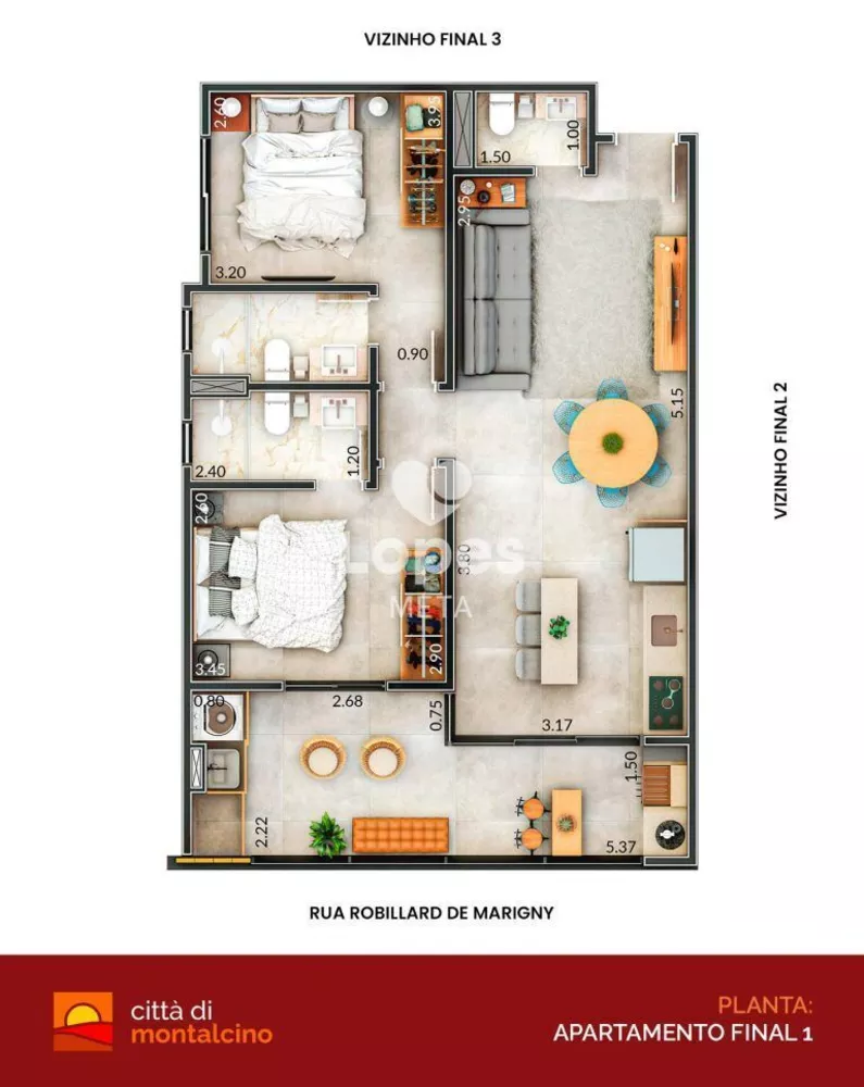 Apartamento, 2 quartos, 73 m² - Foto 10