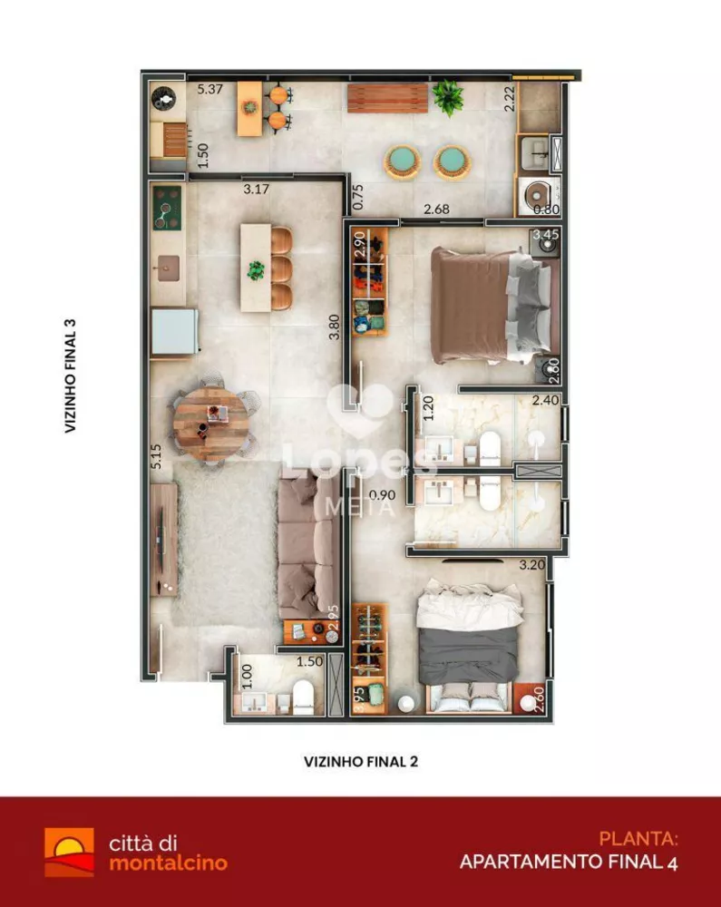Apartamento, 2 quartos, 73 m² - Foto 7