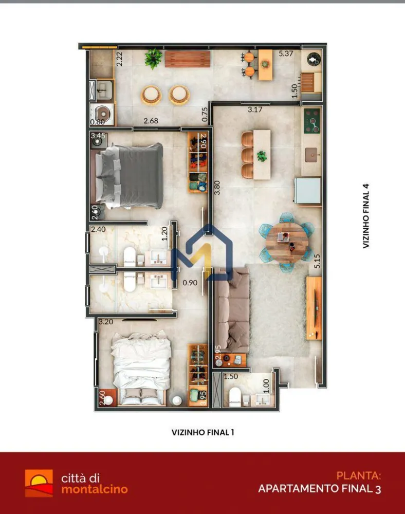 Apartamento, 2 quartos, 73 m² - Foto 19