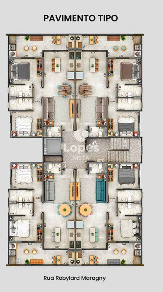 Apartamento, 2 quartos, 73 m² - Foto 3