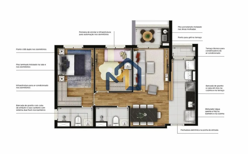 Apartamento, 2 quartos - Foto 5