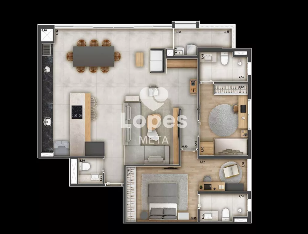 Apartamento, 2 quartos, 67 m² - Foto 31