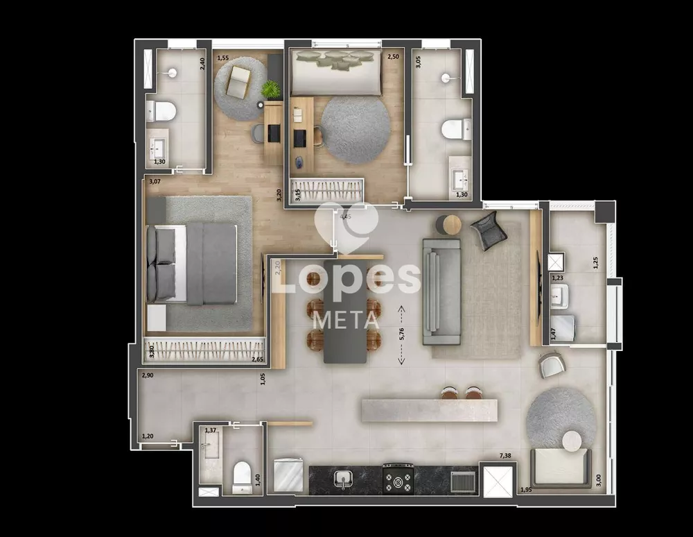 Apartamento, 2 quartos, 67 m² - Foto 27