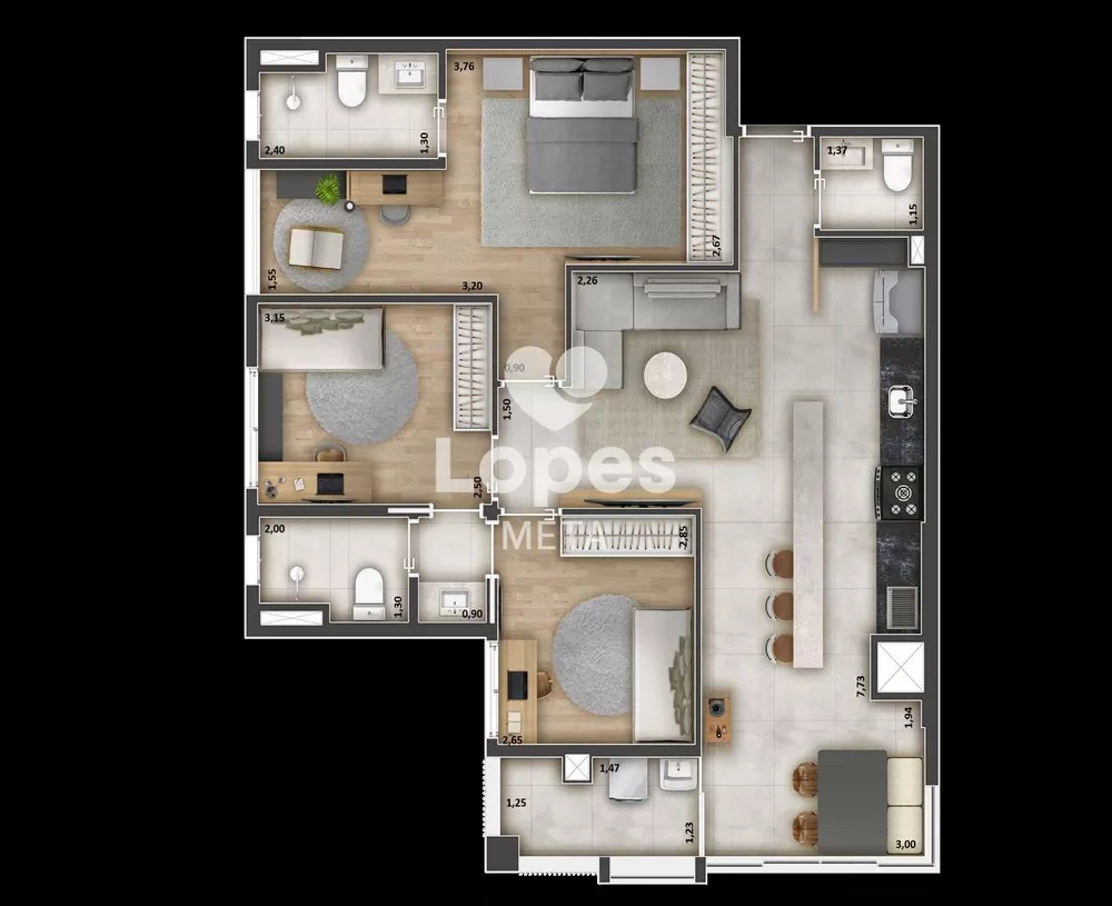 Apartamento, 2 quartos, 67 m² - Foto 16