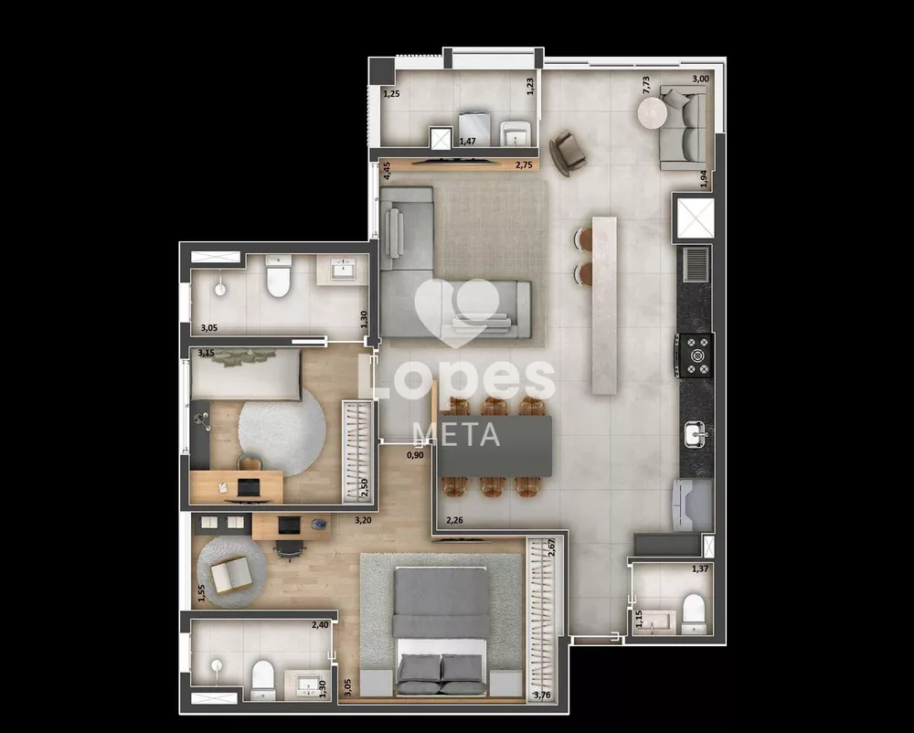 Apartamento, 2 quartos, 67 m² - Foto 30