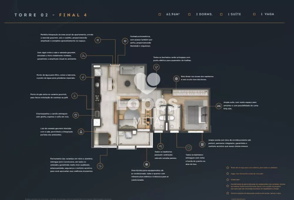 Apartamento, 2 quartos, 67 m² - Foto 8