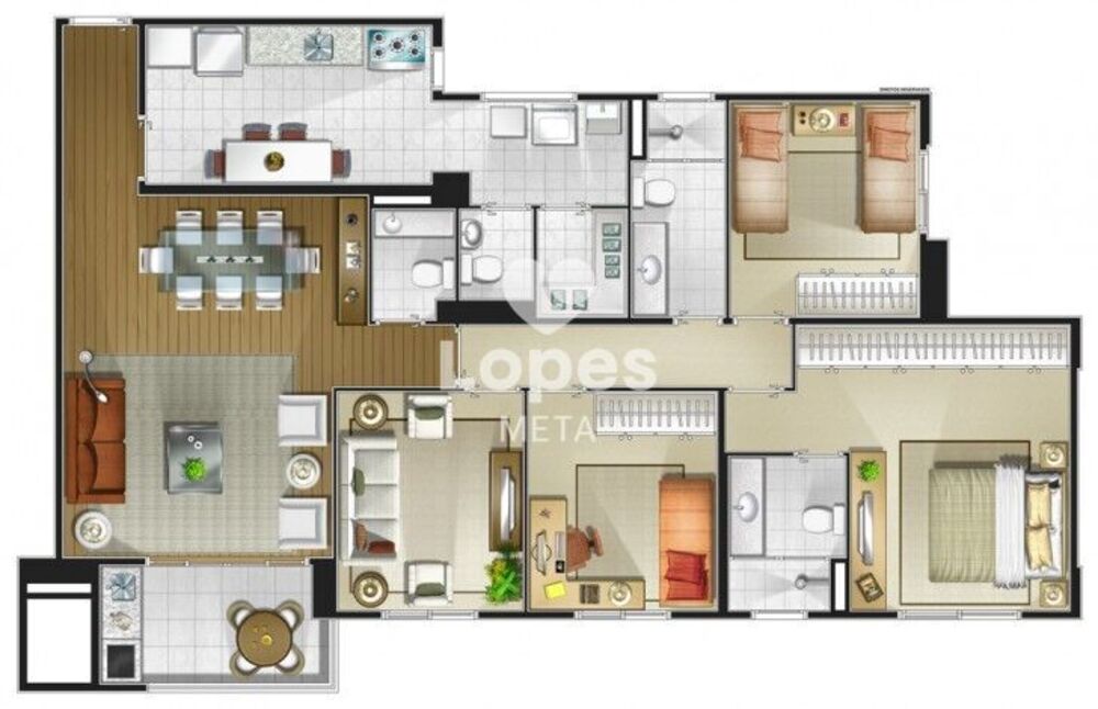 Apartamento, 3 quartos, 111 m² - Foto 8