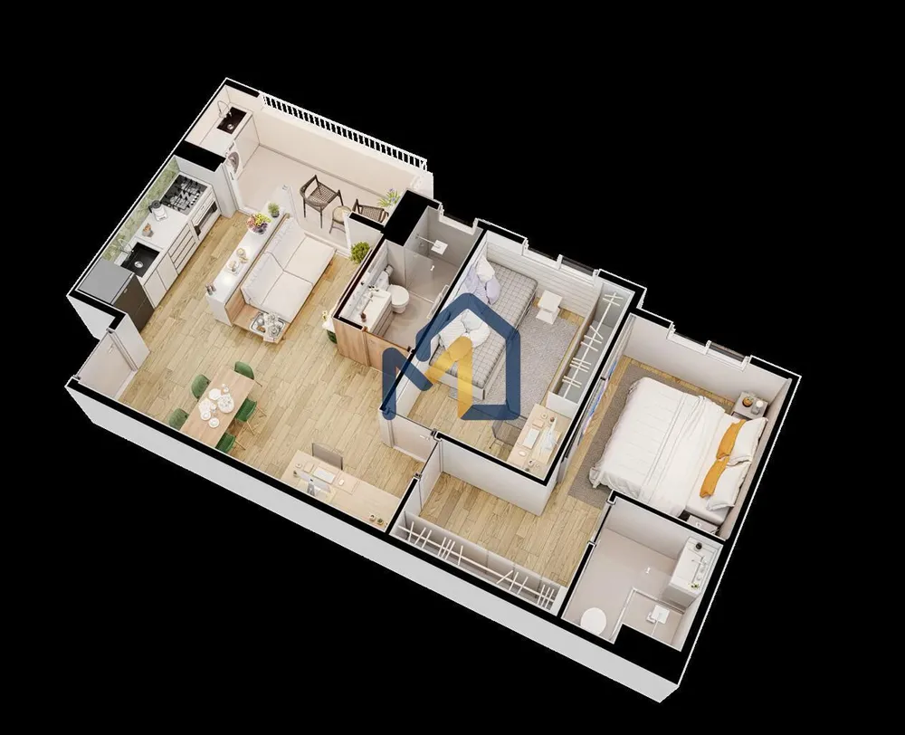 Apartamento, 2 quartos, 51 m² - Foto 14