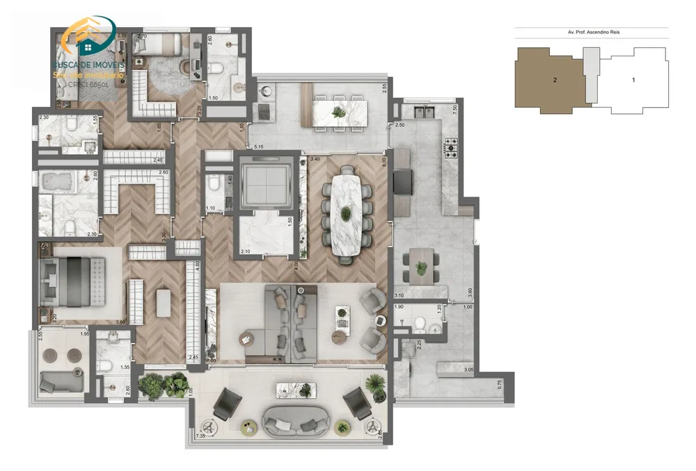 Apartamento, 4 quartos, 230 m² - Foto 10