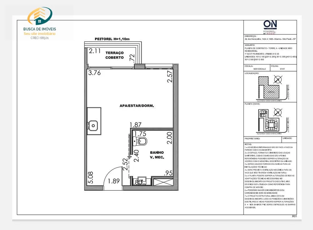 Apartamento, 1 quarto, 24 m² - Foto 14