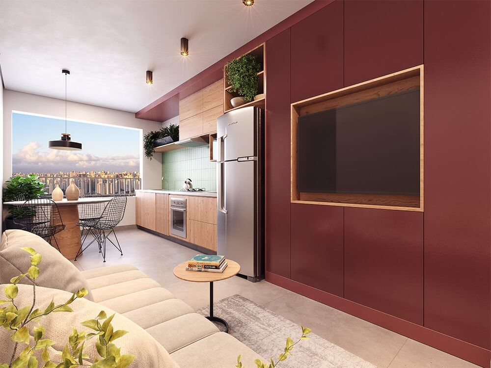 Apartamento à venda com 2 quartos, 41m² - Foto 2