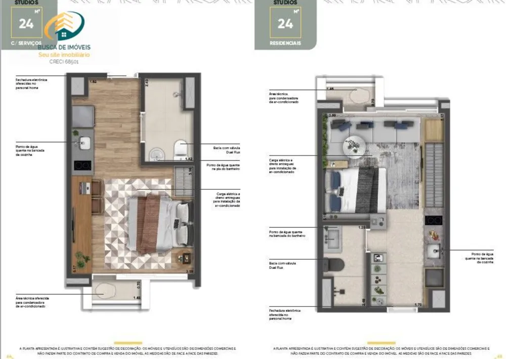 Apartamento, 1 quarto, 24 m² - Foto 5