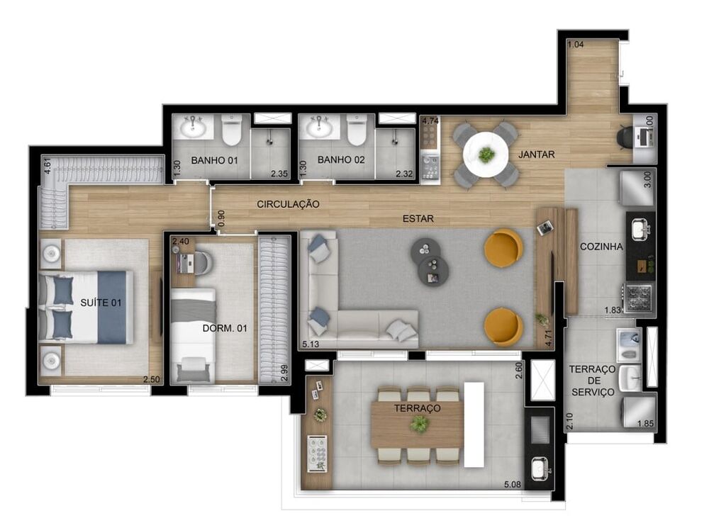 Cobertura à venda com 3 quartos, 228m² - Foto 11