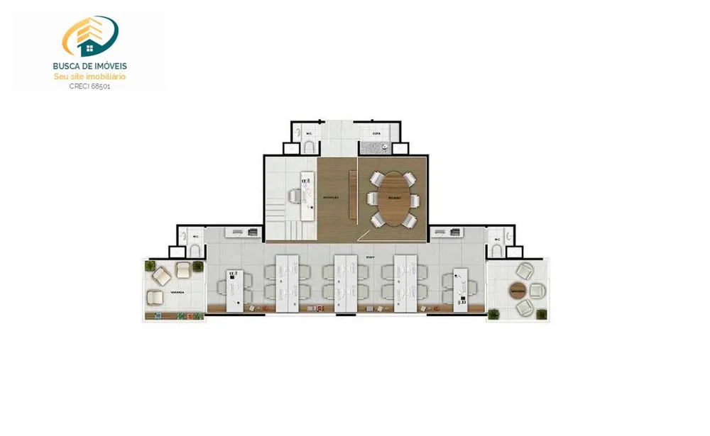 Sala-Conjunto, 55 m² - Foto 8