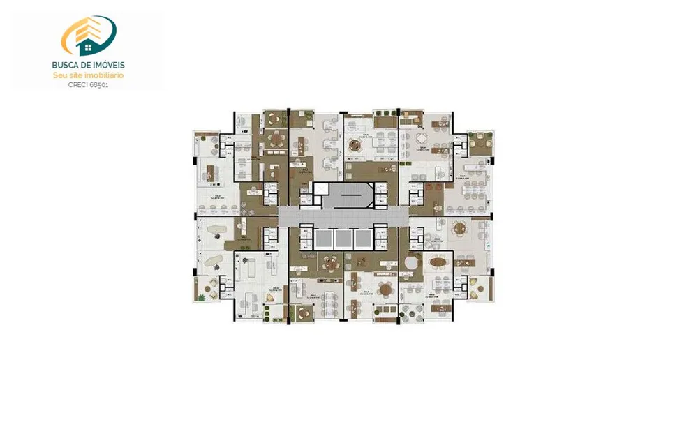 Sala-Conjunto, 55 m² - Foto 7