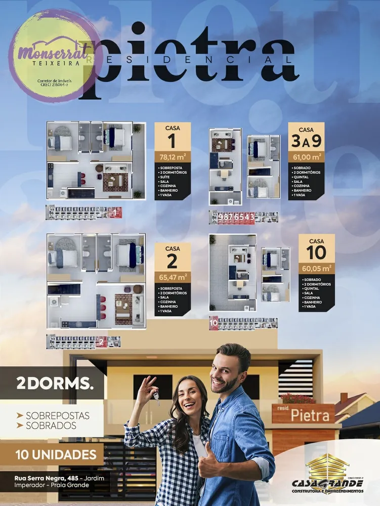 Casa, 2 quartos, 61 m² - Foto 2