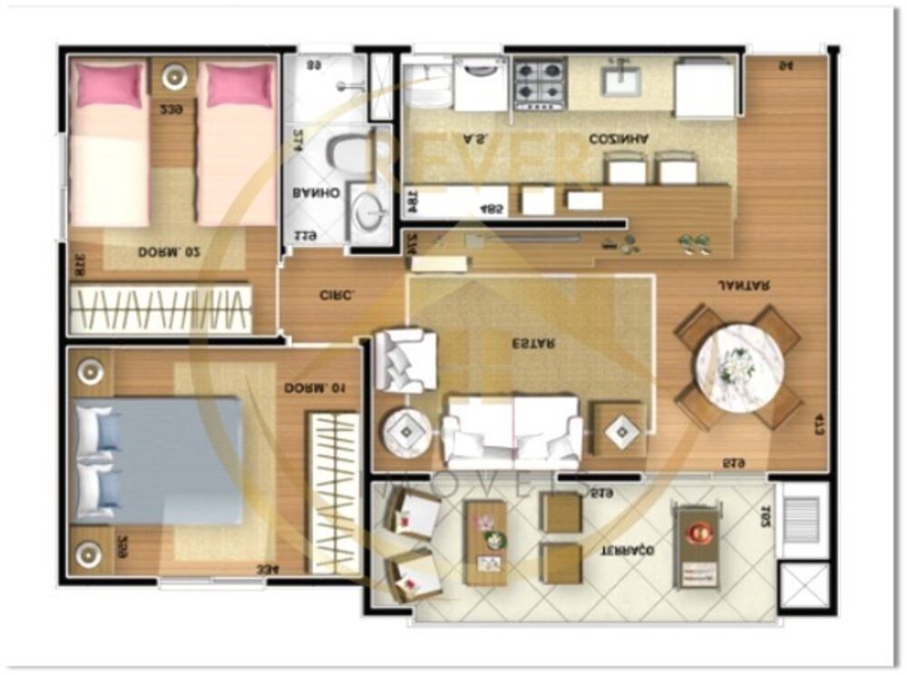 Apartamento, 2 quartos, 66 m² - Foto 8