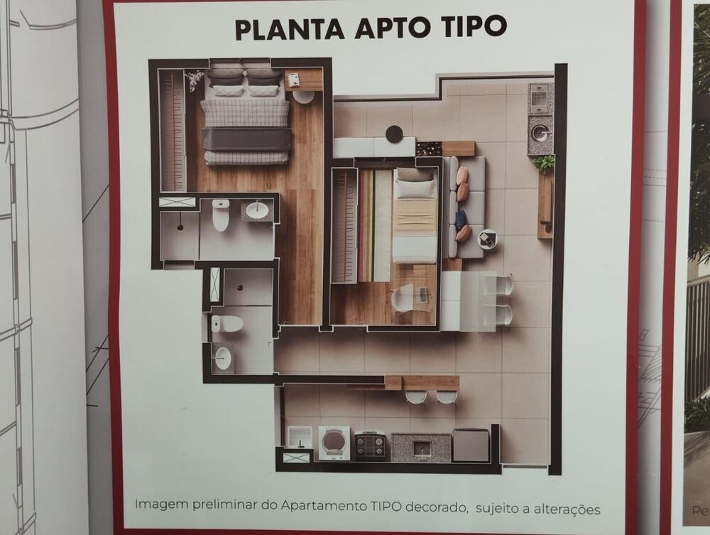 Apartamento, 2 quartos, 55 m² - Foto 1